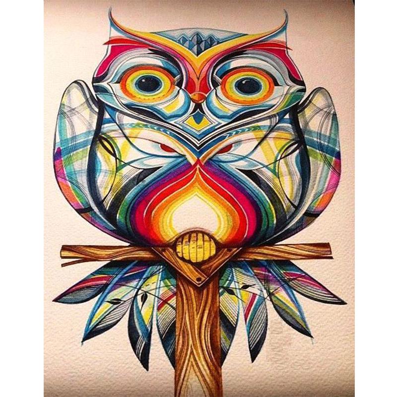 Cartoon Animals diamond painting 5D diamond painting Owl mosaic full diamond home decoration painting