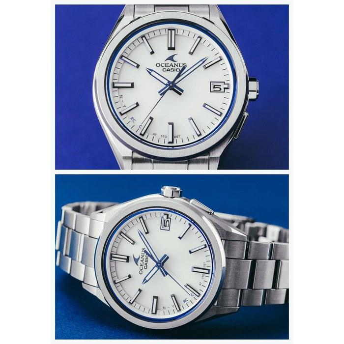 Casio Oceanus OCW-T200S-7AJF Men's Watch, White/Silver