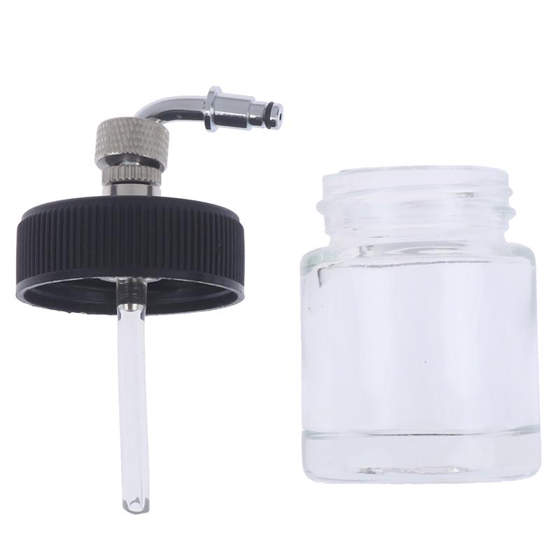 22Cc Airbrush Paint Glass Bottle Jar Suction Lid Spray Pot Drawing Nail Art Tool