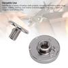 50 Sets 10mm Nietmuttern und Schrauben Zinklegierung Flachkopf Schlitznieten und Schrauben für Lederhandwerk Bekleidungsdekoration Silber
