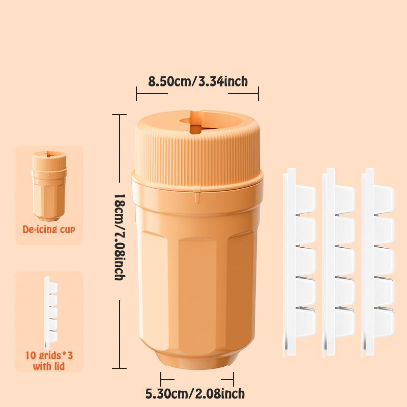 Ice Cube Mold Ice Maker Household Ice Box with Cover Suitable for Whiskey Cocktail Summer DIY Ice Cube Box Kitchen Barware Tools