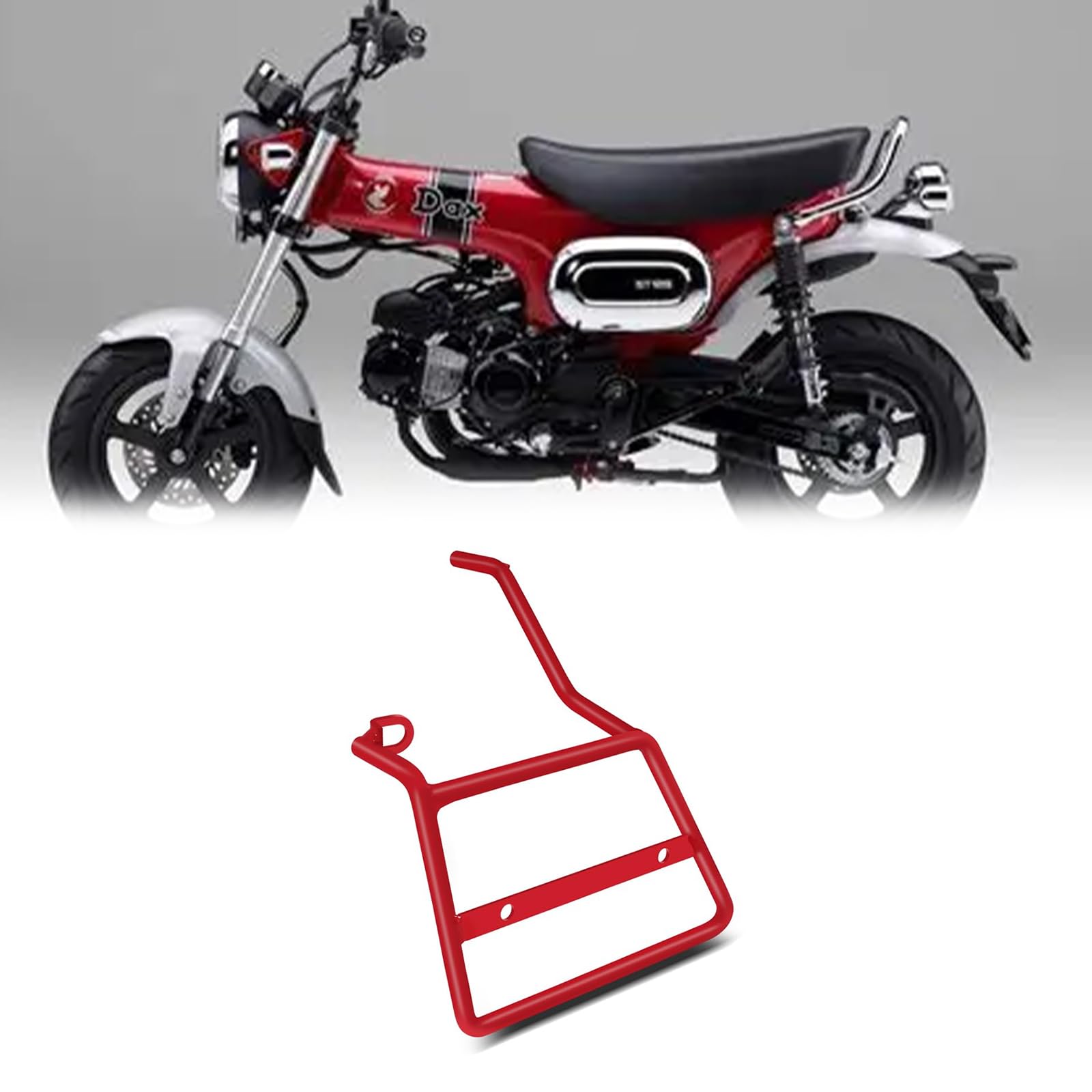 Кронштейн поддержки мотоциклетного кофра/боковой сумки (Осталось) для DAX 125, ST125 и ST125 (2021-2024 гг.) [Параллельный импорт]