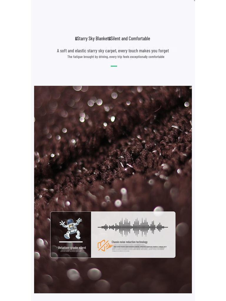 Beijing BJ40 Starry Sky Carpet Loop Pile Car Mats - Non-Slip & Wear-Resistant for Models 14-26.