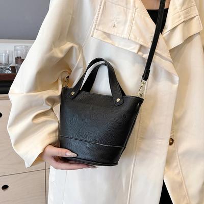 Crossbody Bucket Bags for Women   Genuine Leather  High Capacity  Shoulder Bag