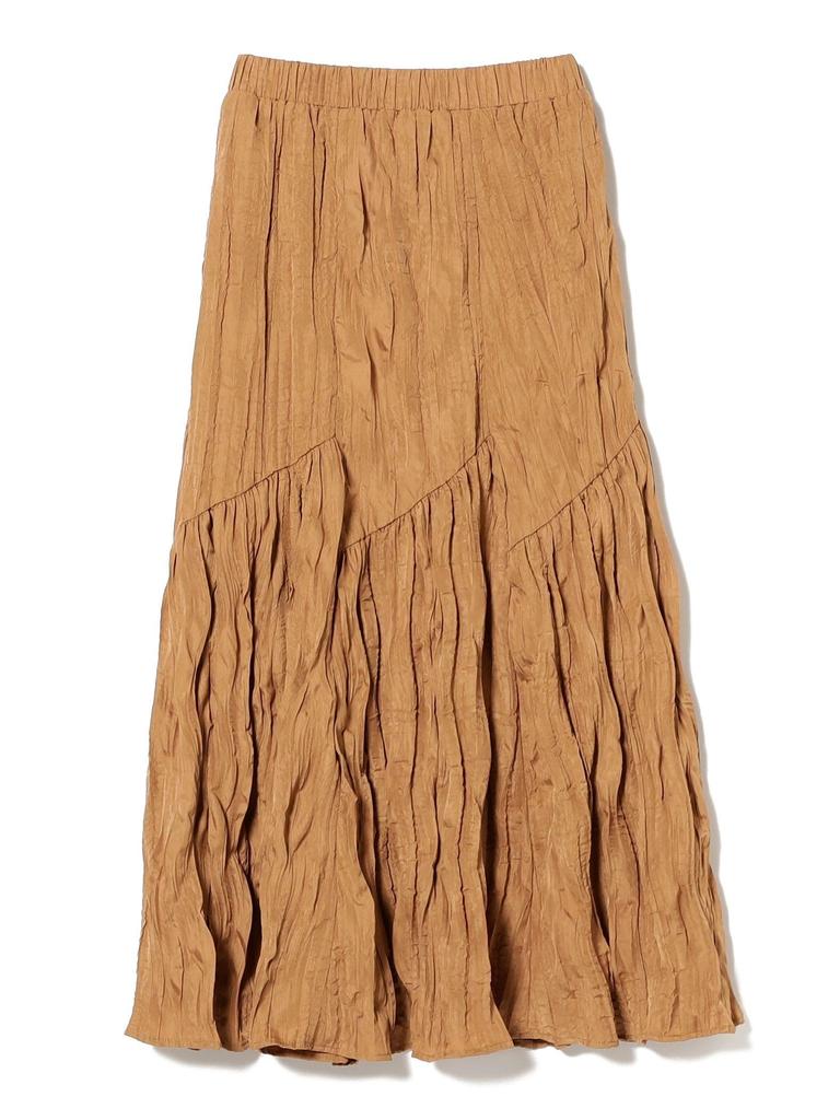 Ray Beams Women's Washer Pleated Skirt, Brown 0