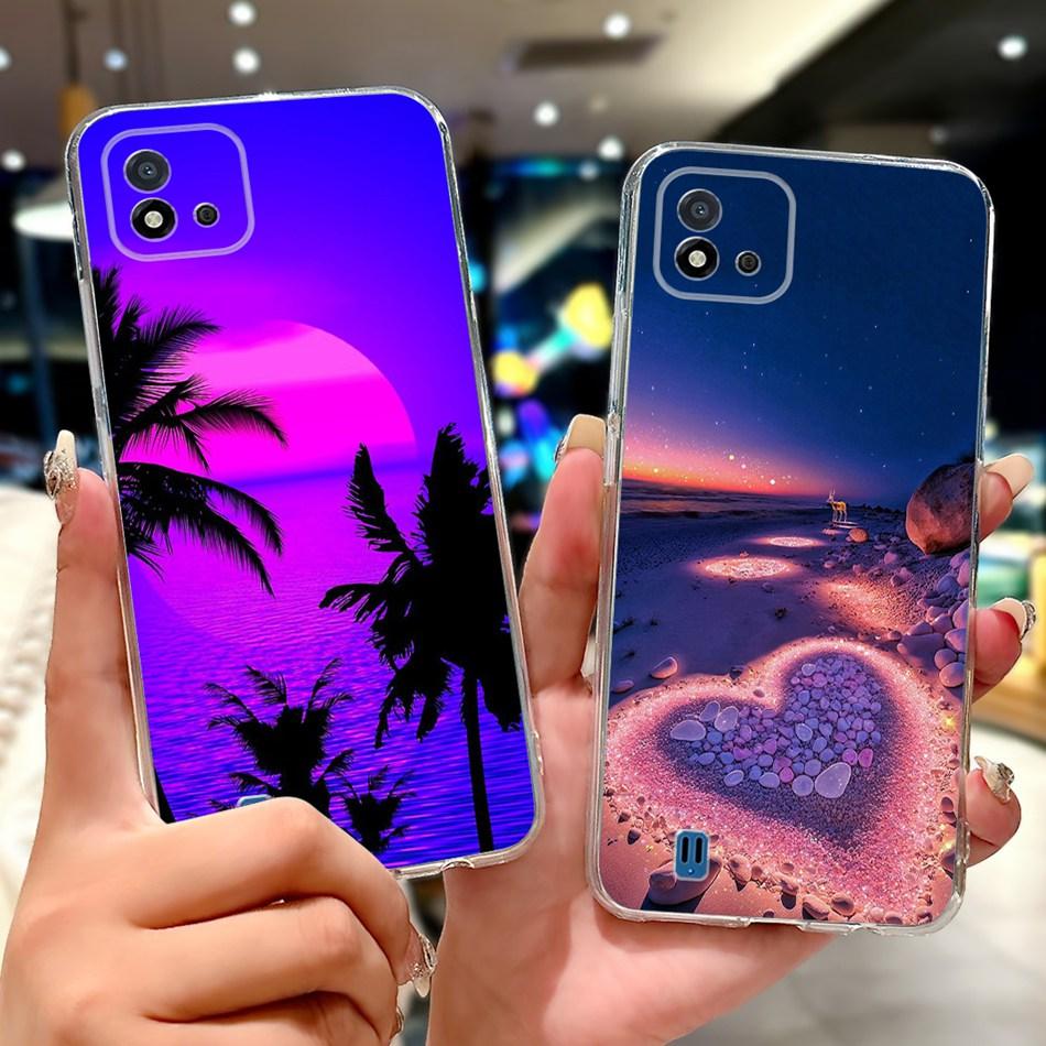 For Realme C11 (2021) RMX3231 Fashion Cool Pattern Phone Case For Realme C11 2021 Soft Silicone TPU Cases