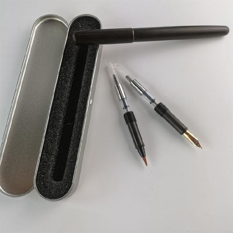 Pen Pouches Fountain Pen Sleeve Strong Metal Pen Holders Bag Pen Case Single Fountain Pen Protective Cover Pen Protector