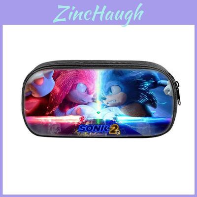 Sonic The Hedgehog Pencil Case With Nylon Material For School Students And Collectors