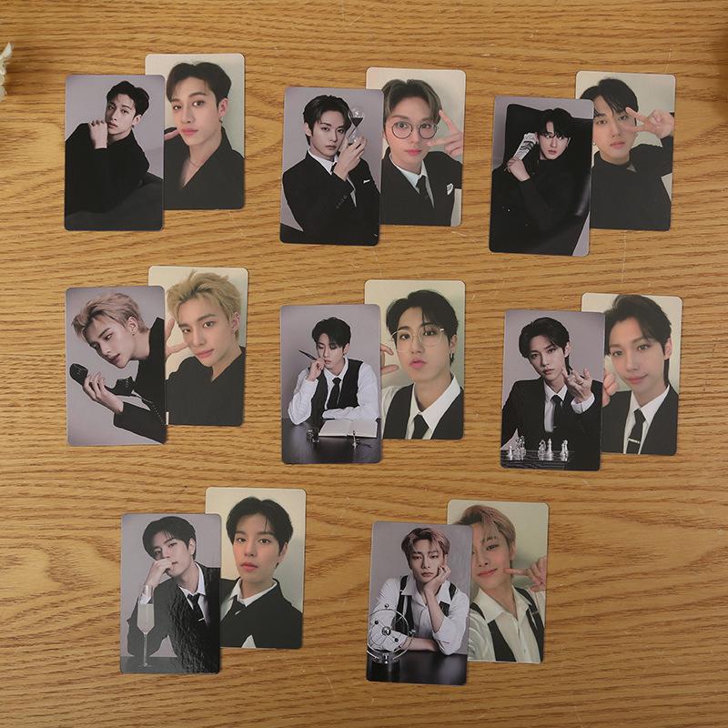 Straykids Maxident Mmt Benefit Photocards Official Same Style Idol Lomo Collectible Cards For Fans Collection Gift Kid Friendly Entertaining Fun Play
