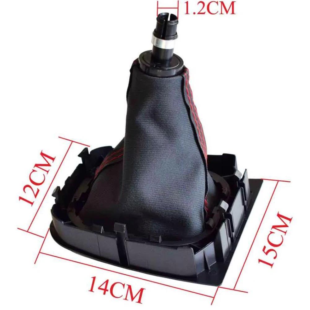Für Golf 5 MK5 Golf 6 MK6 Auto Geschwindigkeits Gangschaltungsknauf mit Manschette für Jetta MK3 SCIROCCO III 137 138 EOS 1F7 1F8