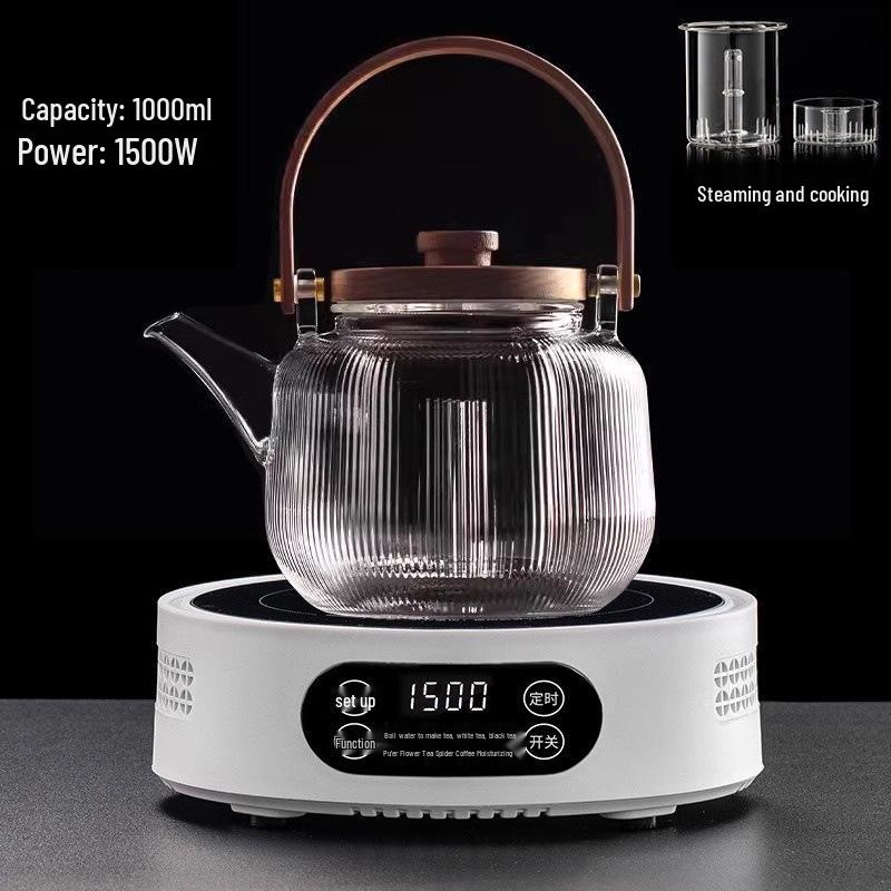 Mi Ceramic 1500W Mini Tea Maker & Induction Cooker - Automatic Warm, Compact Design for Home