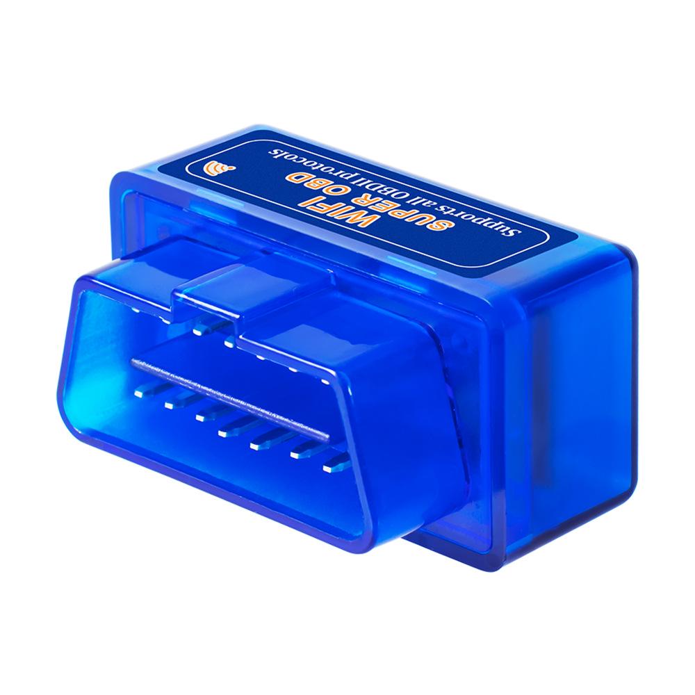 Super Mini WiFi ELM327 OBD2 Car Scanner V1.5 Blue