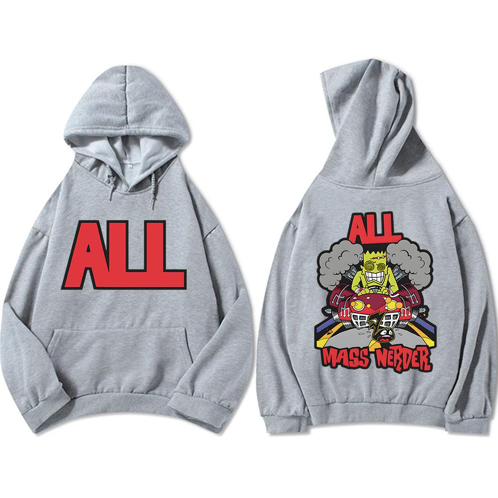 Hanorace Mass Merder All Band Mânecă Lungă Bărbați Femei Hanorace pentru Buzunar Casual Sudaderas Pulovere Grafice Amuzante