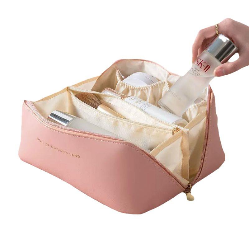 Women's 2023 Portable Toiletry Bag - Large Capacity Travel Makeup & Brush Storage