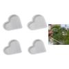 Heart Resin Silicone Mold Heart Candle Mold Non Stick Easy to Demold for DIY Candle Soap Plaster Ornament Home Decor