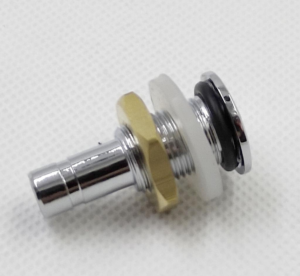 Bathtub Air Jet, Spa Brass Air Bubble Jet with Chrome Plating, Short Air Jet