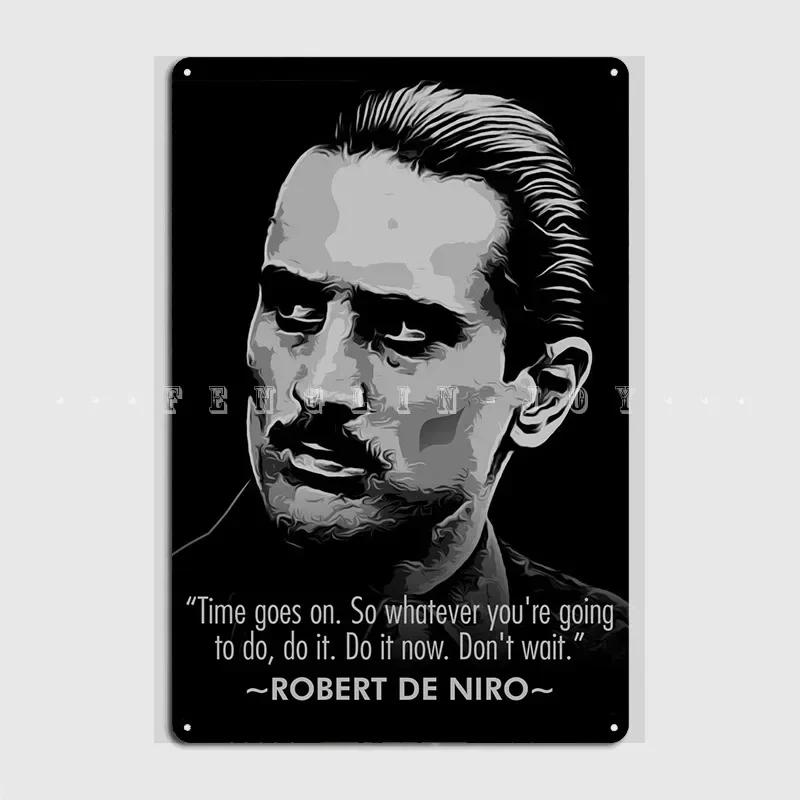 Robert De Niro Metallschild Poster Kneipe Pub Garage Dekoration Schilder Blechschild Poster