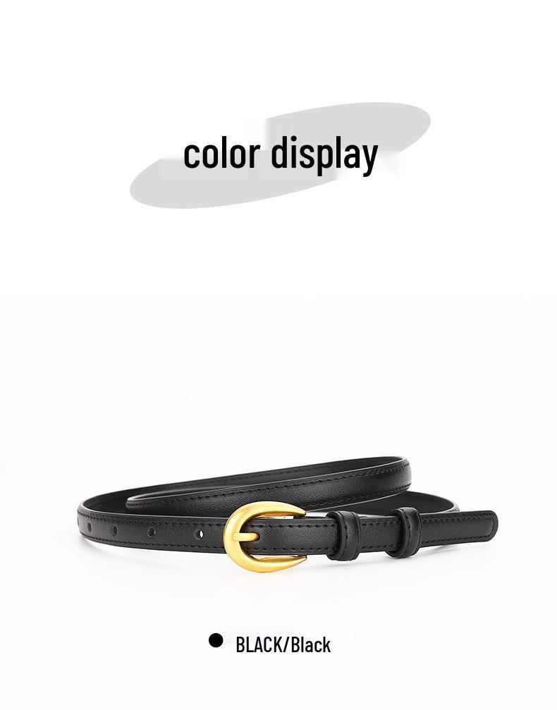 Women's Genuine Leather Dress Waist Belt - Versatile, High-End Fashion Accessory