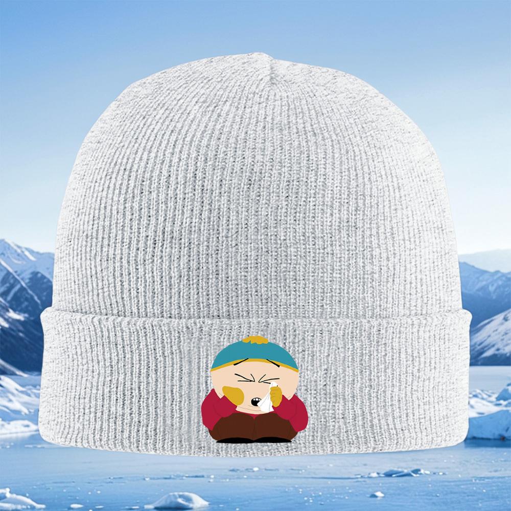 Crying Cartman with tissue Men Women Unisex Knitted Hat Beanie Pullover Cap Winter Thermal Warm Christmas Outdoor Cycling Hiking