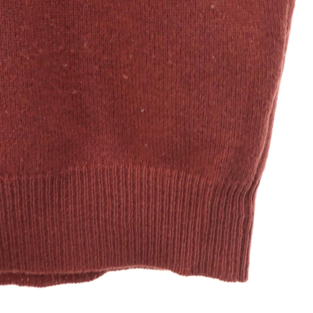 RALPH LAUREN Long sleeve sweater M wine-red knit Women Used