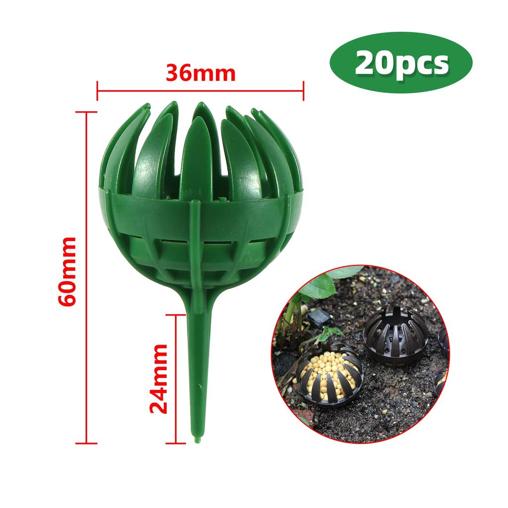 5/20Pcs Bonsai Tool Box Fertilizer Cover Basket Box Dome Case Plastic Plant Bug Portable Nursery Pot Cultivation Fertilizer Box