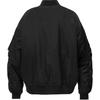 Onitsuka Tiger Solid Color Pilot Baseball Collar Zipper Long Sleeve Jacket Unisex Jacket Black 2183B464-001