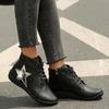 Fashion 2024 Fashionable and Versatile Women's Boots Solid Color Comfortable Lace-Up Casual Outerwear Women's Boots Zapatos De Mujer