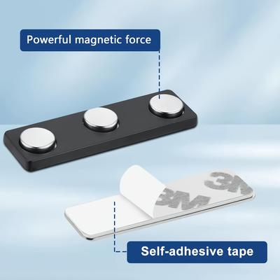 10/30 Stück Magnetische Namensschildhalter mit starken Magnetclips - Langlebige Namensschilder aus Eisen für das Büro - Sichere Namensanzeige