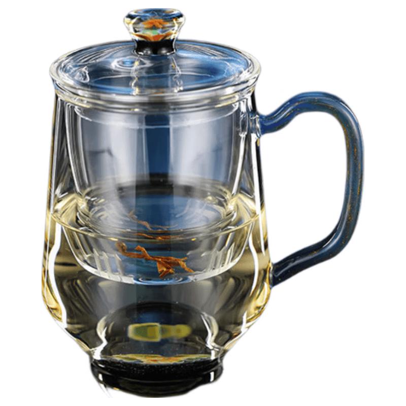 Heqi Handmade Borosilicate Glass Gongdao Cup Tea Pitcher