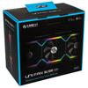 LIANLI UNI FAN SL120 BK Addressable RGB Connectable PC Case Fan with Dedicated LED Control Software Official Japanese Distributor 3-Pack (with