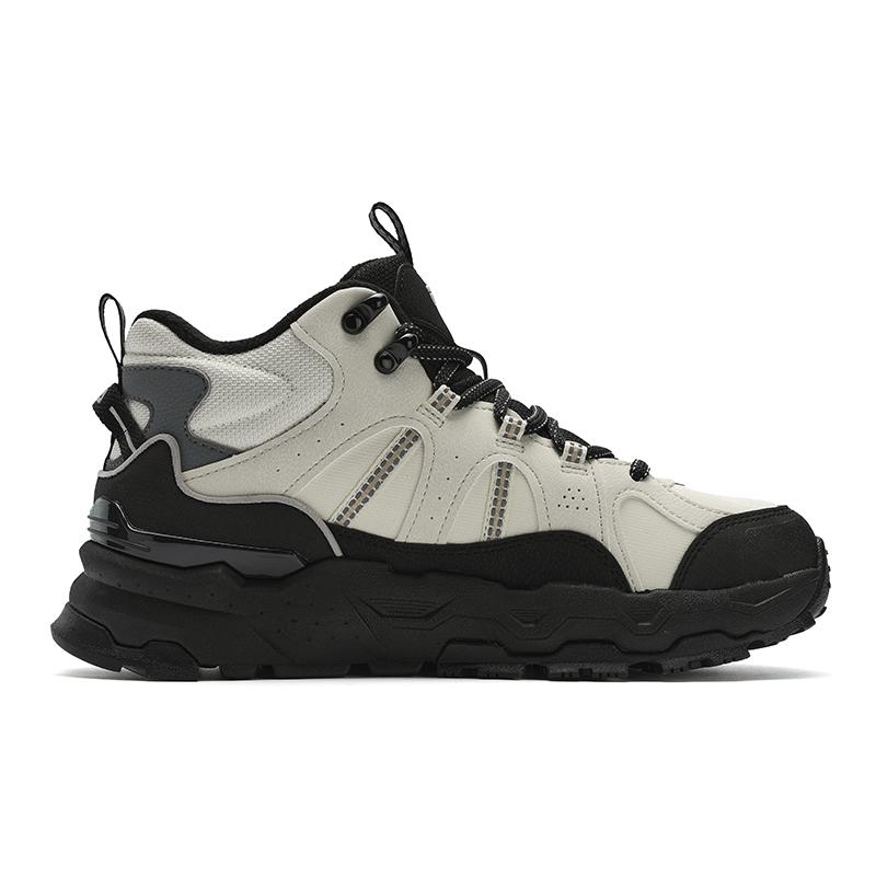 New FILA Trek 1S Mid Top Casual Shoes Women's Beige Black F12W442117FTB