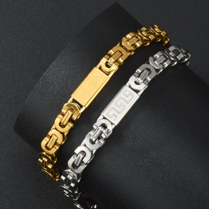 Stainless Steel Hip-hop Style Necklace 7mm Thick Rectangular Link Chain Fashion Jewelry Necklace Suit For Men Women Daily Wear