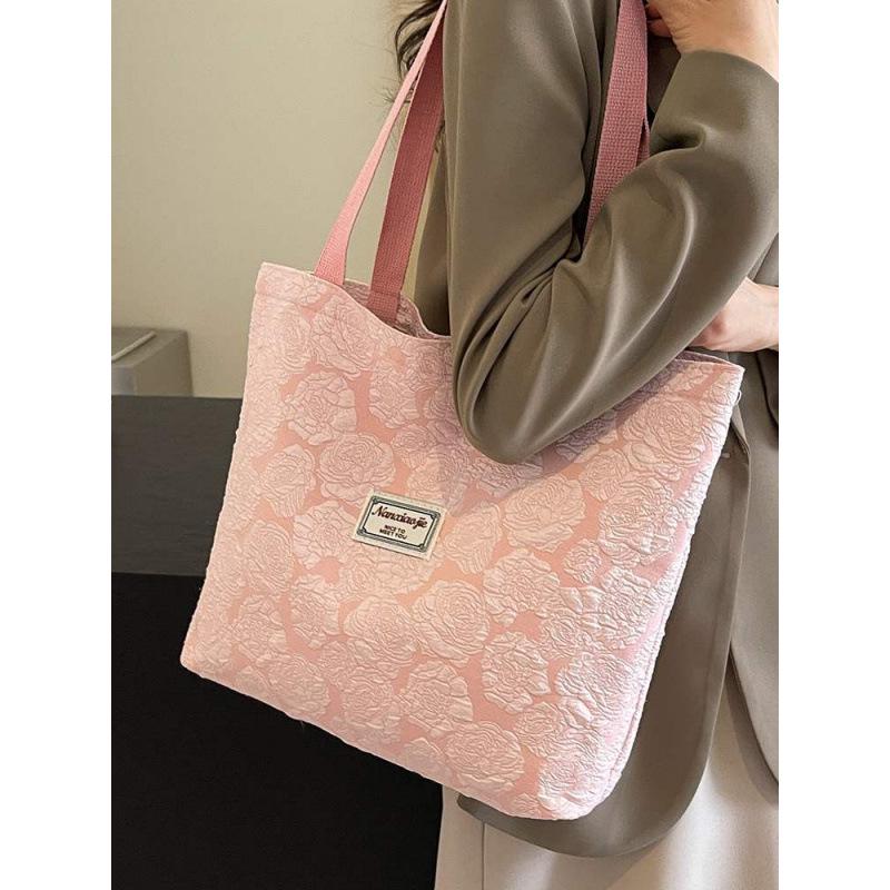 2024 Fashion Korean Canvas Tote Bag for Female College Students
