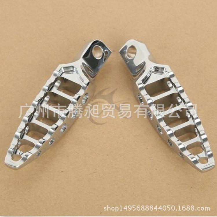 Harley Prince 45° Electroplated Aluminum Motorcycle Foot Pegs