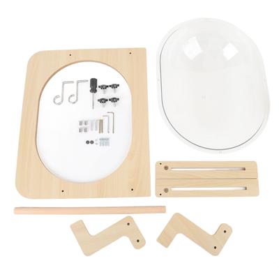 Transparent Cat Bed Stable Structure Clear Cat Wall Furniture Set Premium Cat Hammock for Sleeping