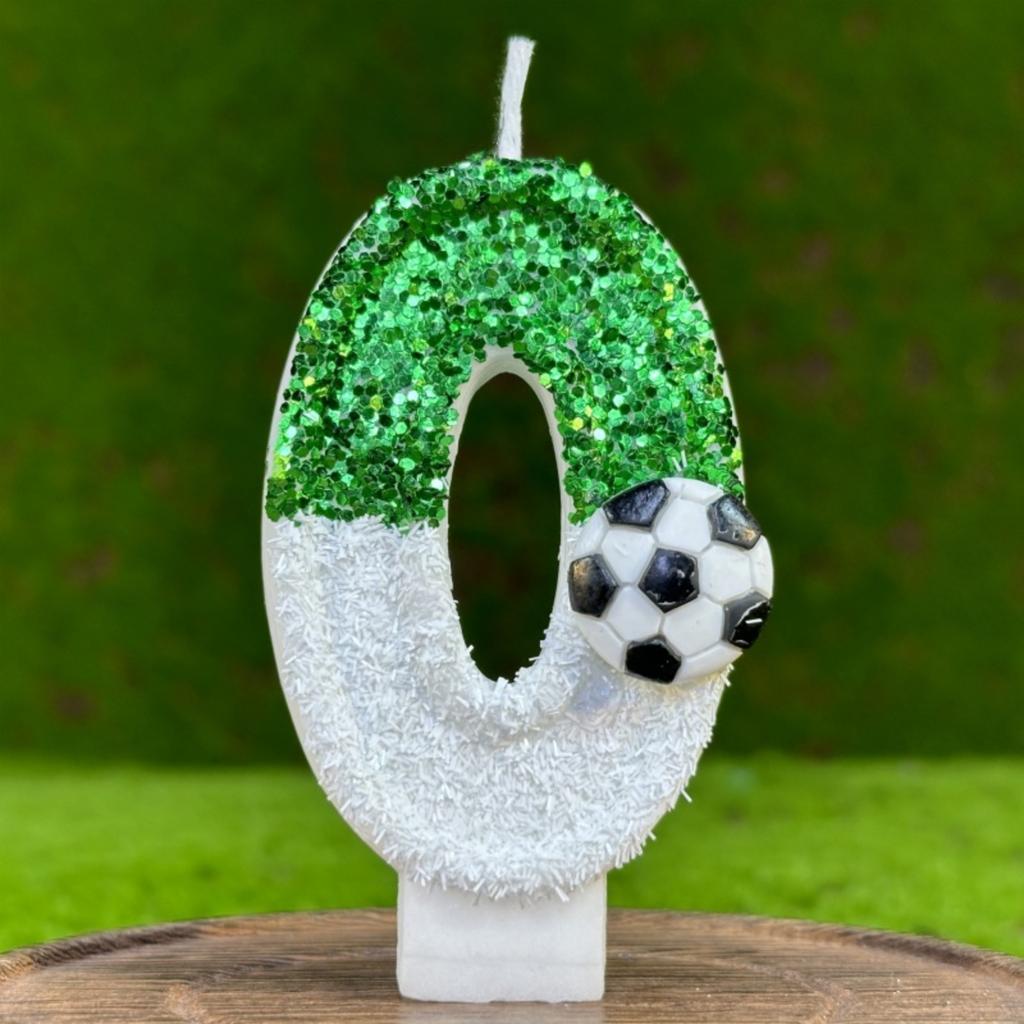 Creative Football Digital Birthday Candles