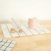Kitchen Drying Mat Foldable Stone Dish Absorbent Drying Mat Nonslip Drying Pad Coffee Dish Drainer Mat Stone Kitchen Accessories