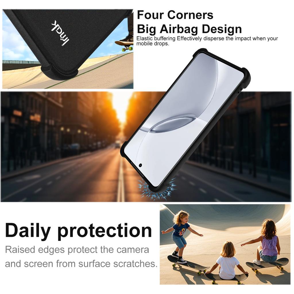 For Realme 16 Pro Plus 5G Phone Case IMAK Shock-resistant Soft Case