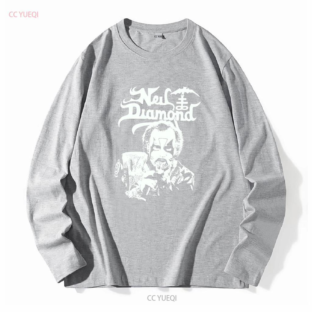 König Neil Diamond T-Shirt Volle Größe S 5XL Vintage Gewaschen Dehnbar Herren Leichtes Oberteil Für Den Alltag Grafik Streetwear