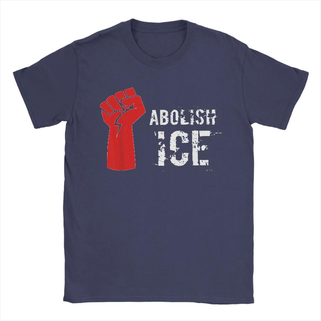 Vintage T Shirt Summer Abolish Ice Shirt Daca Immigration Fashion T Shirts Cotton Tshirt Unisex Y2k Classic Short Sleeve Top Tees