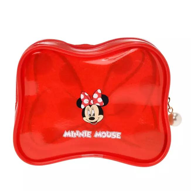 Disney Minnie Pouch Ribbon MINNIE'S DOT RIBBON Japan NEW Disney Store