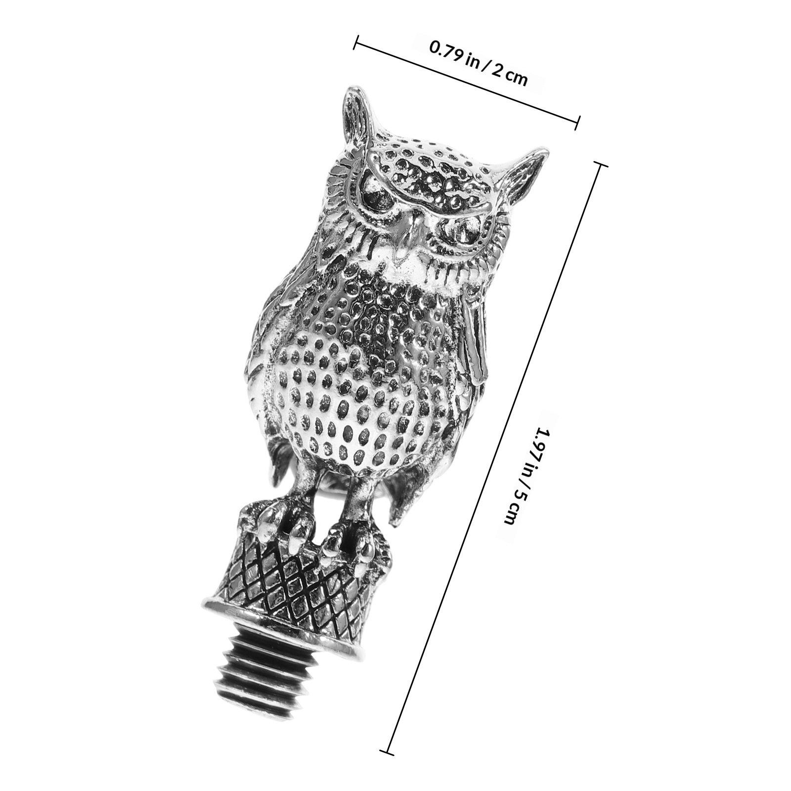 

Chic Bright Owl Design Wax Seal Stamp Handle Replacement for DIY Wax Melting Supplies Envelope Sealing Invitation Scrapbooking срібний
