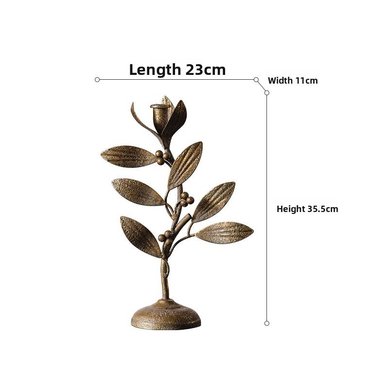 1 шт. Кованый подсвечник Американский ретро орнамент Декор для B&B Креативный романтический подсвечник Реквизит для фотосъемки