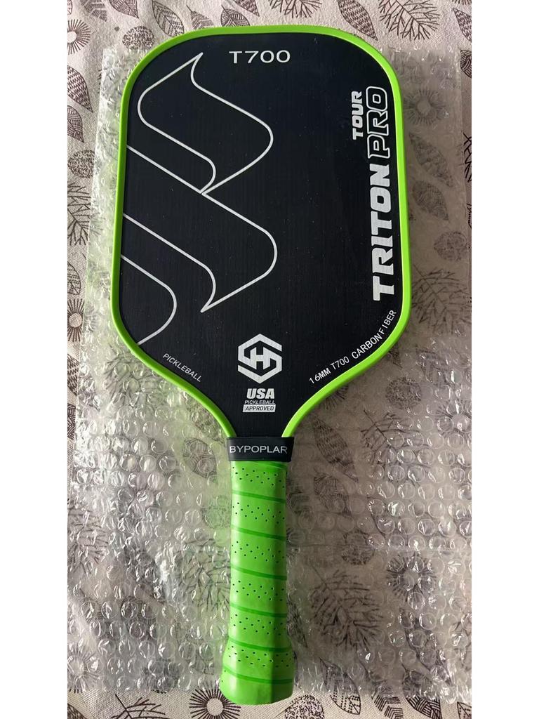 T700 Carbon Fiber Pickleball Paddle with Cloth Texture Frosting, 16mm Thickness, Professional Competition Quality.