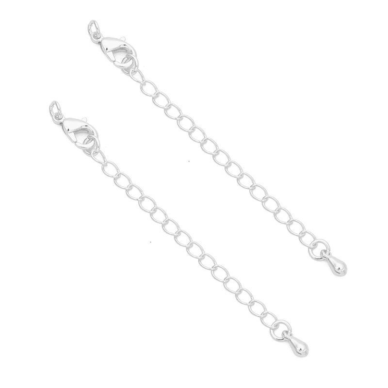 Color-Protective 14K Gold-Plated Tail Chain Extension for DIY Jewelry