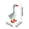 1pc Magnetic Goose Key Chain Home Decoration Sculpture OOffice Desk Decoration Resin Goose Duck Sculpture Tool Rack Home