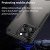 Armor Series For iPhone 15 Pro Case PC+TPU Semi-Transparent Frosted Finish Protective Phone Cover