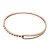 Purple Gold Bracelet Classic Fashion Inlaid Zircon Bracelet Rose Gold Plated Colored Gold Jewelry