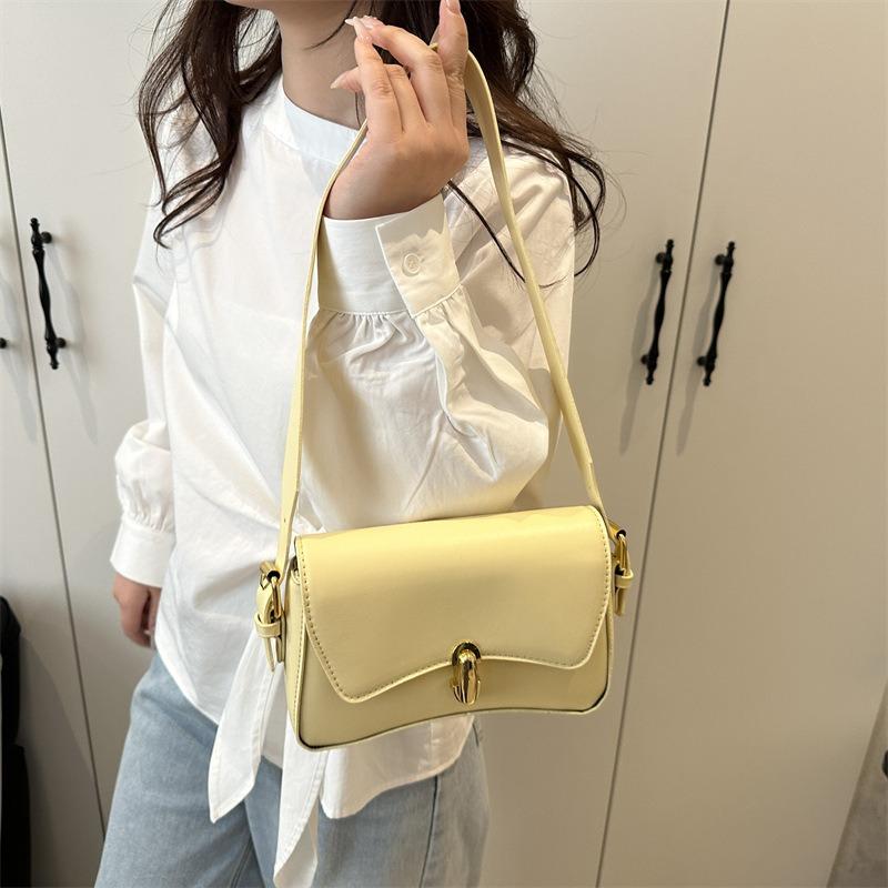Summer new single shoulder armpit small square bag simple and beautiful fashion handbag women's bag