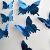 12pcs 3D Mirror Butterfly Wall Stickers Removable DIY Wall Painting Party Wedding Decoration Living Room Decals Home Room Decor
